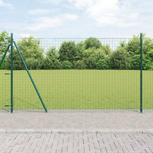 Hekpalen Set Van 52 Beton, Staal 3,2 X 3,2 X 83,5 Cm Groen 160 cm 26x betonnen paal