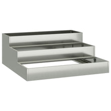 Tuint Planter 3-Laags 90 x 90 x 35 cm Gegalvaniseerd staal