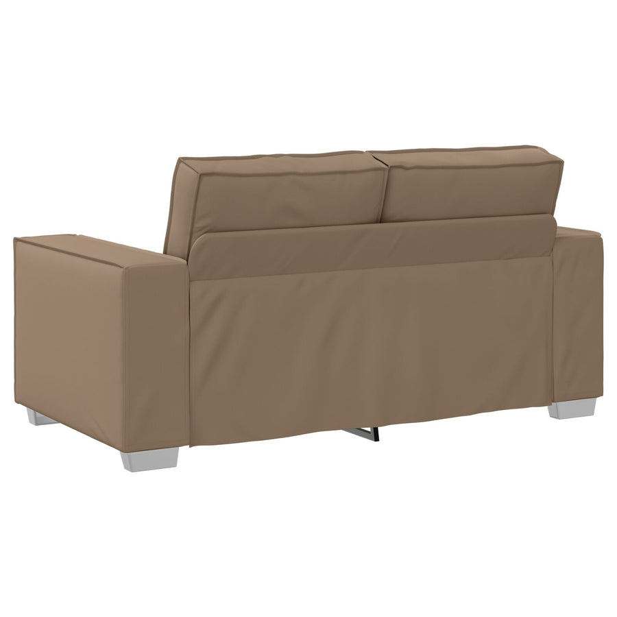 Loveseat Sofa Kunstleer Cappuccino 120 cm