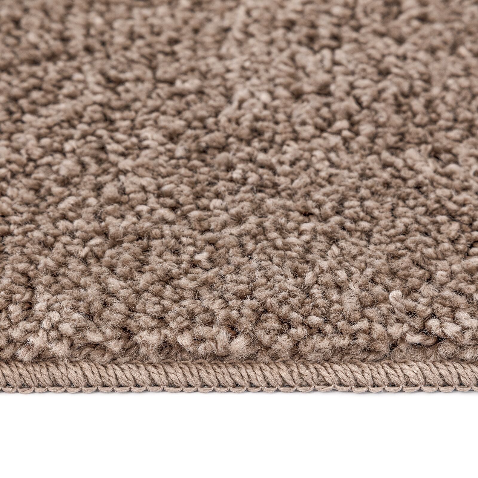 Shaggy Tapijt Met Latex Achterkant Bruin 80 x 150 cm