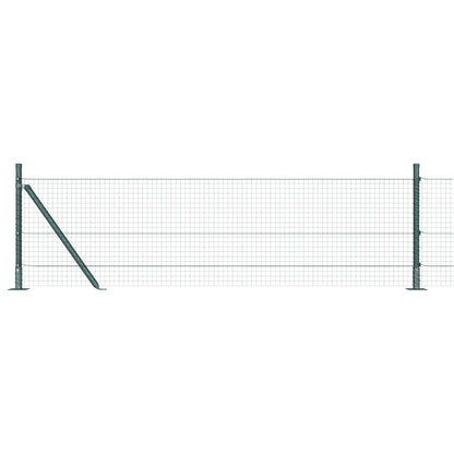 Gelast Draadhek Met 13 Flenspalen Groen 0.4X25 M Staal Gegalvaniseerd Staal