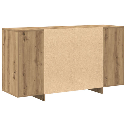 Eiken Dressoir Artisan Eiken Hout Composiet 135 X 41 X 75 Cm