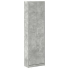 Kledingkast 55x25x189 cm beton grijs spaanplaat
