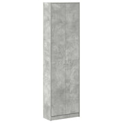 Kledingkast 55x25x189 cm beton grijs spaanplaat