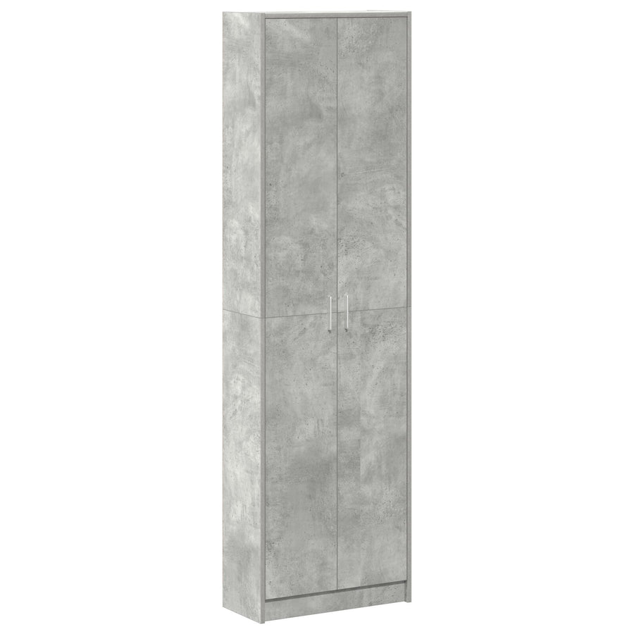 Kledingkast Betonlook 55x25x189 cm Hout
