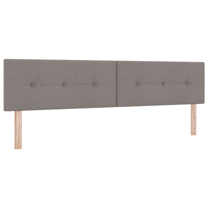 Hoofdbord Knop Tufted Stof Taupe 200 cm Laag hoofdbord