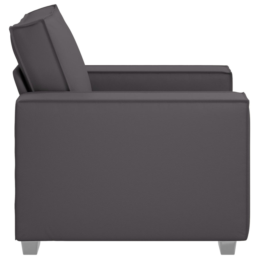 Fauteuil Kunstleder Grijs 59 cm