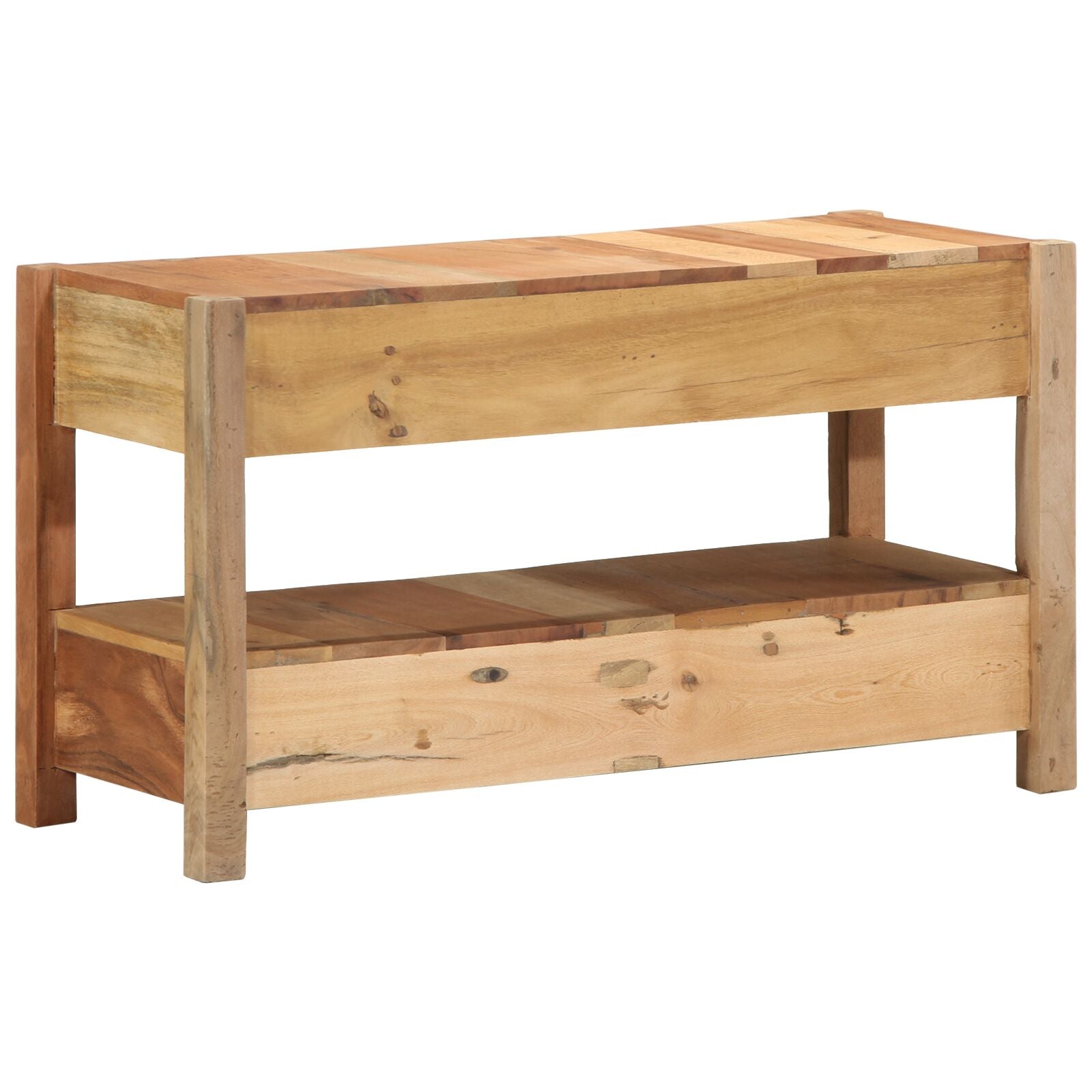 Tv-Kast 83X33X46 Cm Massief Gerecycled Hout