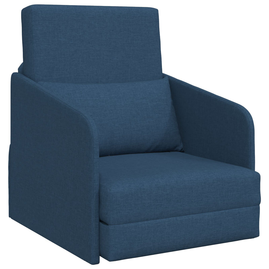 Vloer Sofa Bed 2-In-1 65X80X83 Cm Stof Blauw