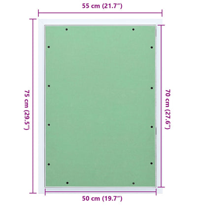 Toegangspaneel Met Aluminium Frame En Plafondplaat 500X700 Mm