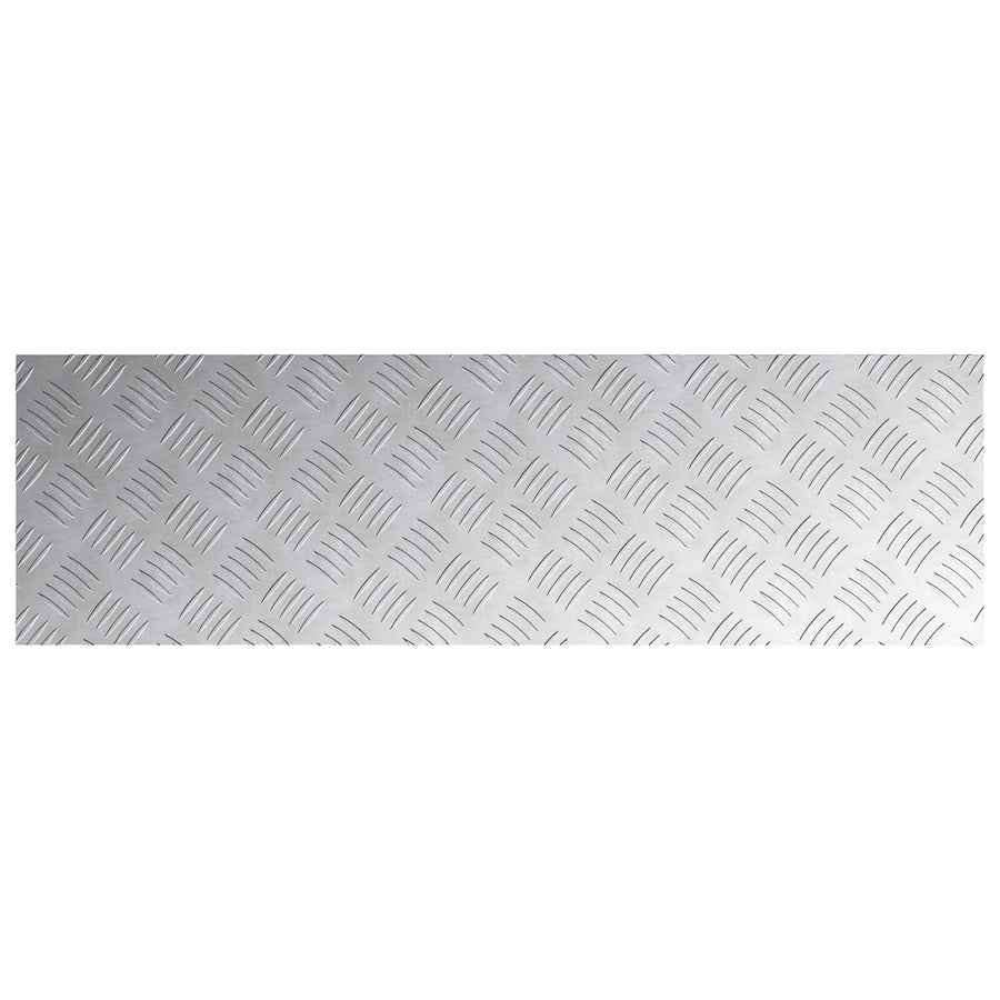 Aluminium Checker Platen 2 Stuks Antislip 100X30 Cm 100 x 30 x 0.4 cm Rechthoekig