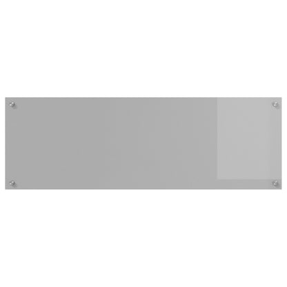 Keuken Achterwand 120X40X0,6 Cm Tempered Glas Lichtgrijs 120 x 40 cm