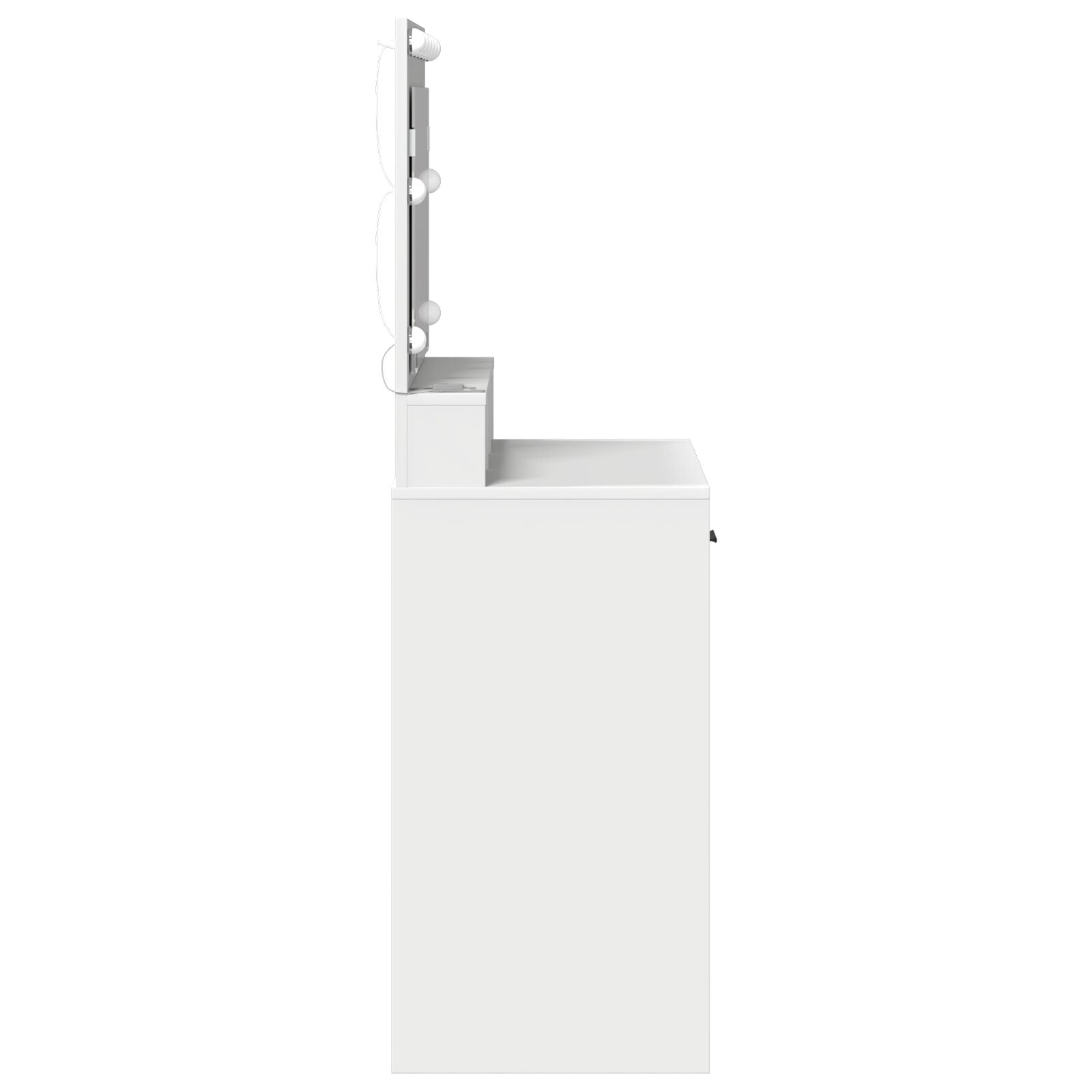 Kaptafel Met Led-Verlichting, , 79 x 41 x 135 cm Wit