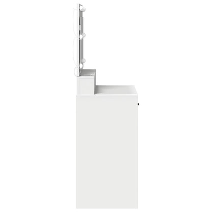 Kaptafel Met Led-Verlichting, , 79 x 41 x 135 cm Wit