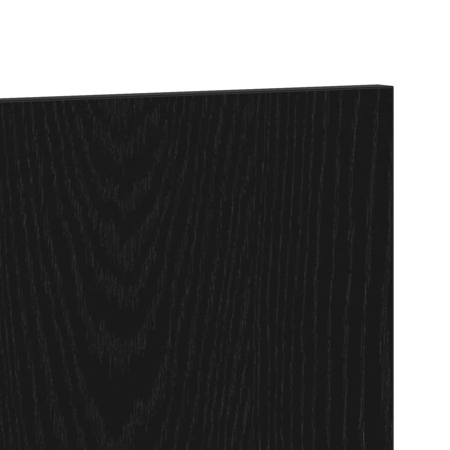 Bed Hoofdbord 120X1,5X80 Cm Gegalvaniseerd Hout Zwart eiken