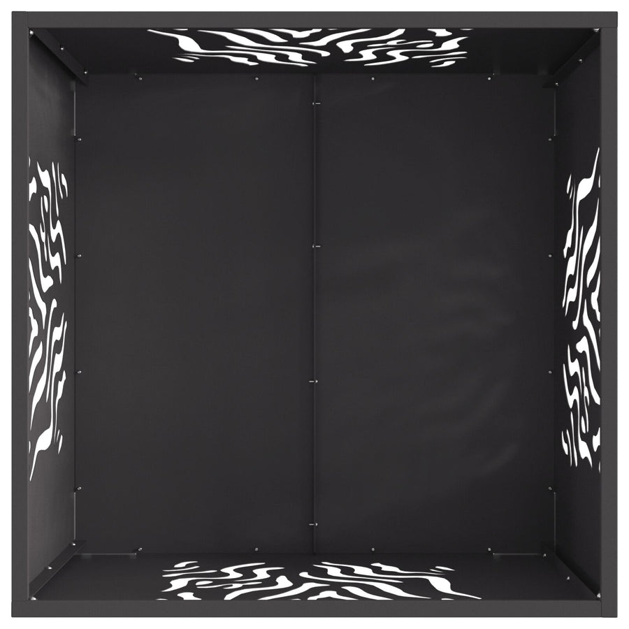 Vuurkorf Vierkant Zwart Staal Koudgewalst staal/Zwart 60 x 60 x 40 cm