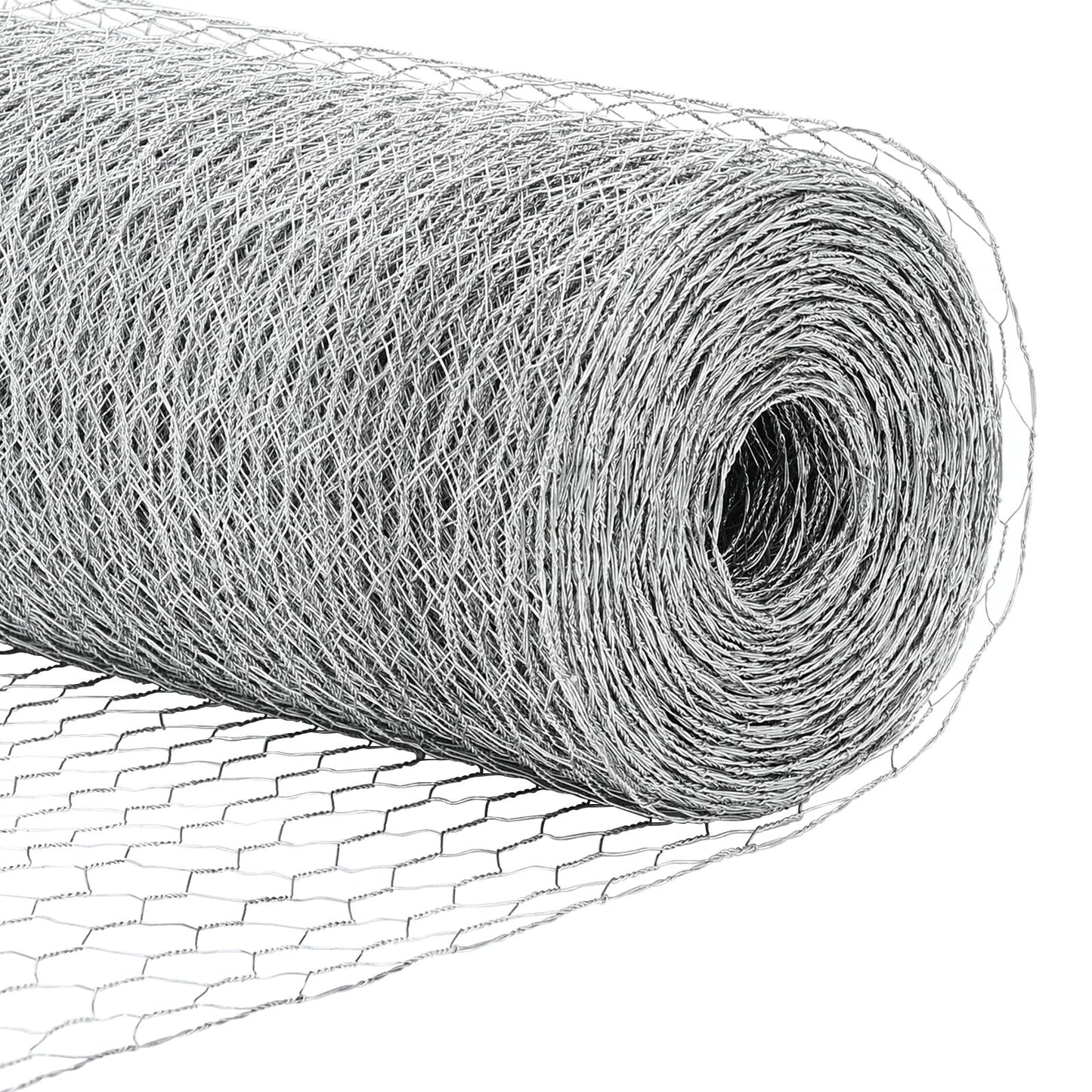 Hekpalen 10 Stuks U-Profiel 140 Cm Gegalvaniseerd Staal,  Hexagonaal Hek 1,4X10 M Gegalvaniseerd Staal