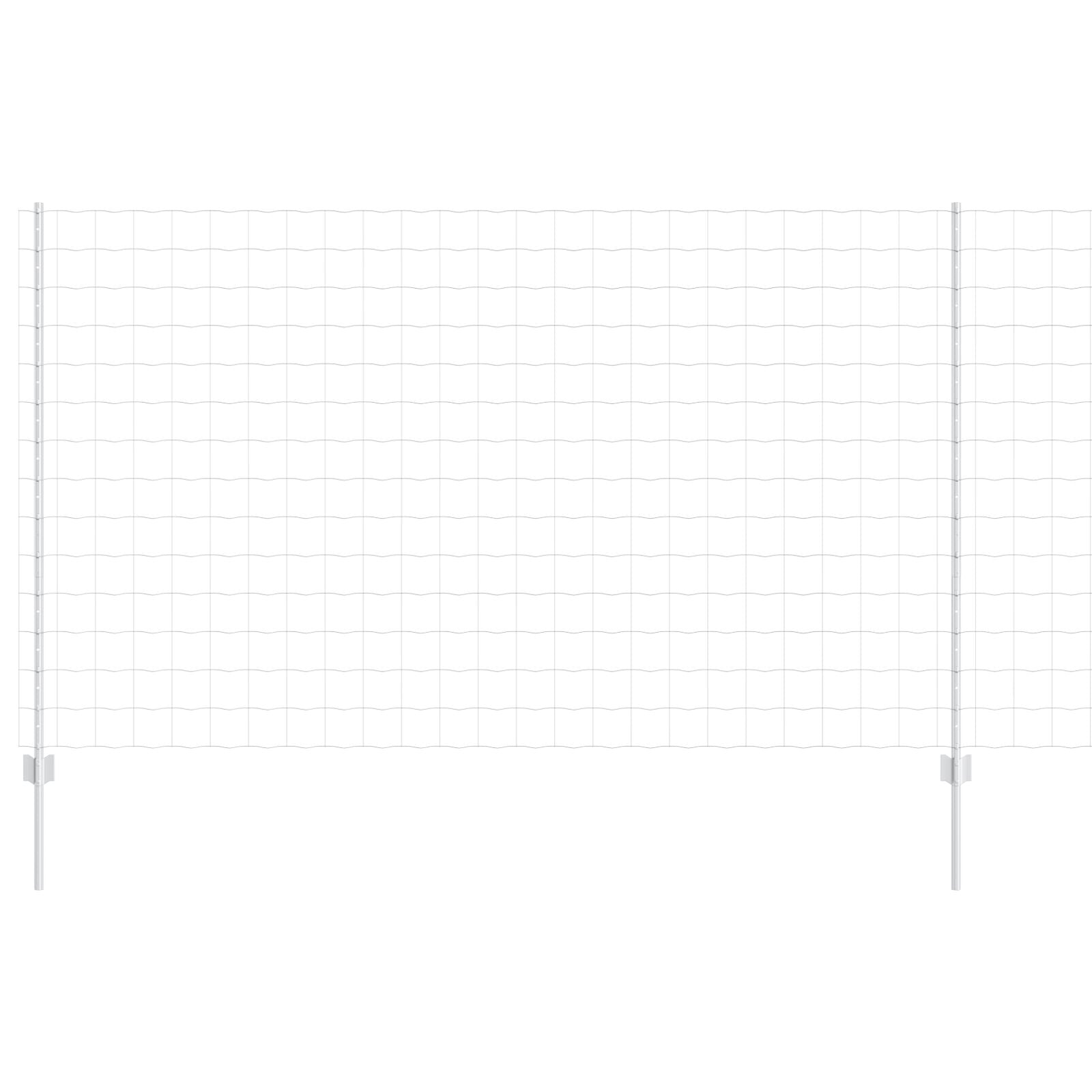 Euro Hek Set Set Van 2 Gezuurd Staal 10 X 1,4 M Euro Hek