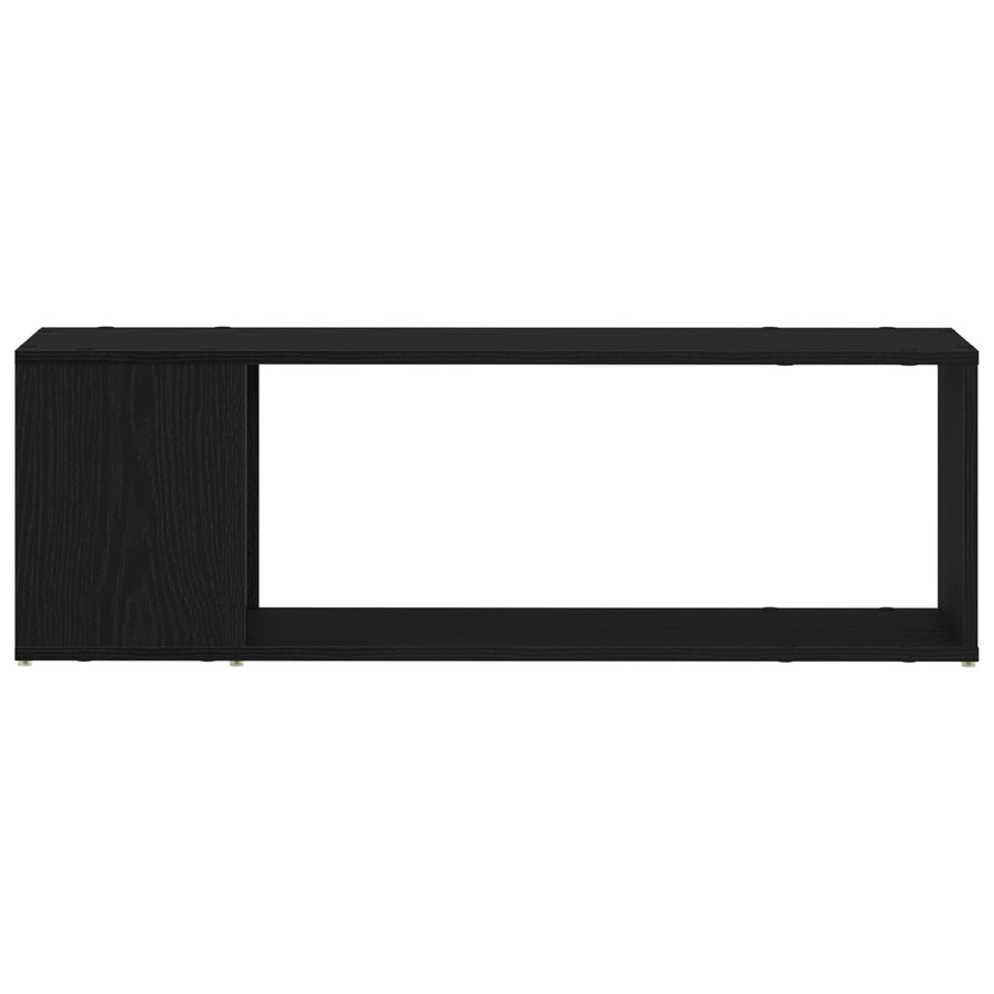 Boekenkast Gelaagd Hout Zwart eiken 100 x 24 x 32 cm