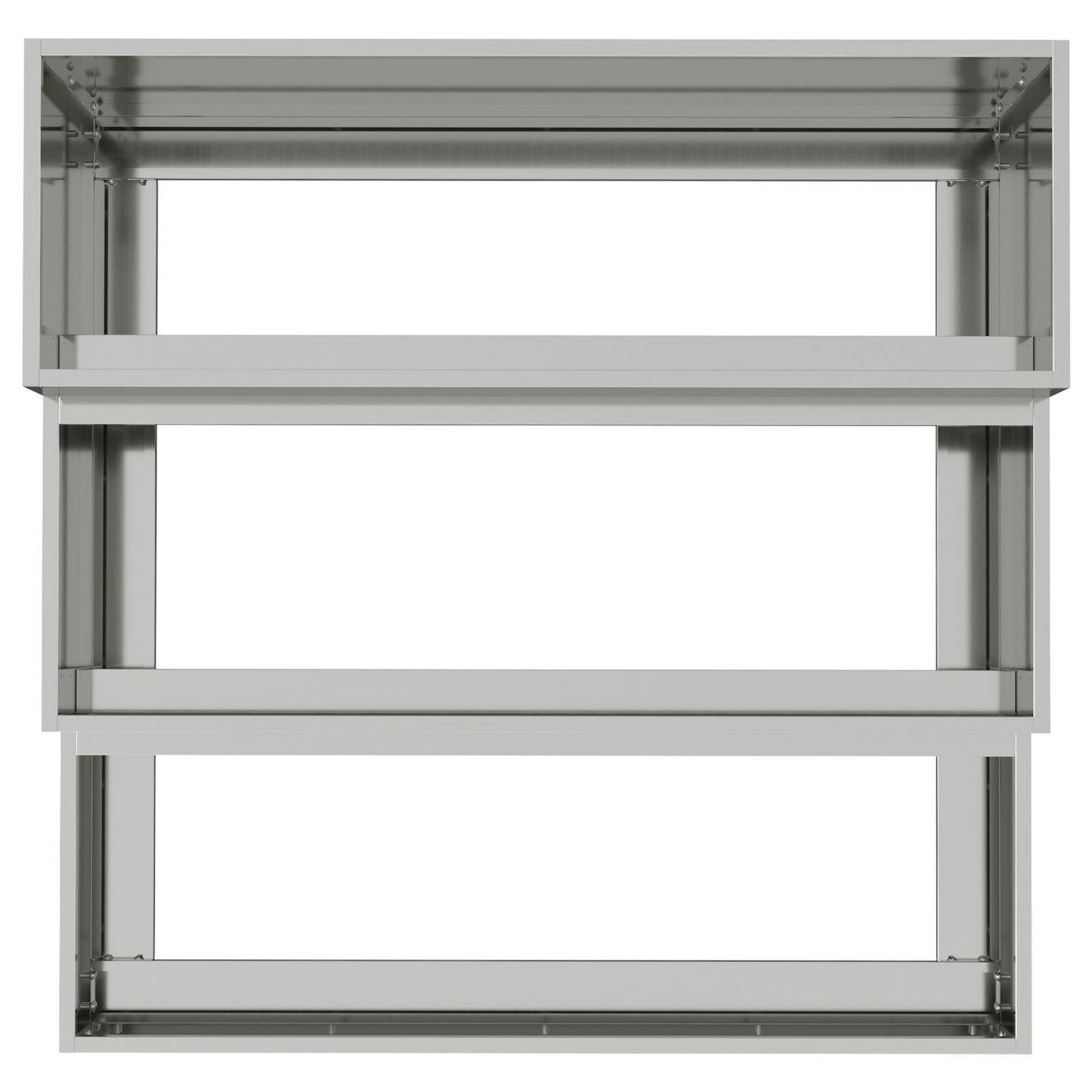 Tuint Planter 3-Laags 90 x 90 x 35 cm Gegalvaniseerd staal