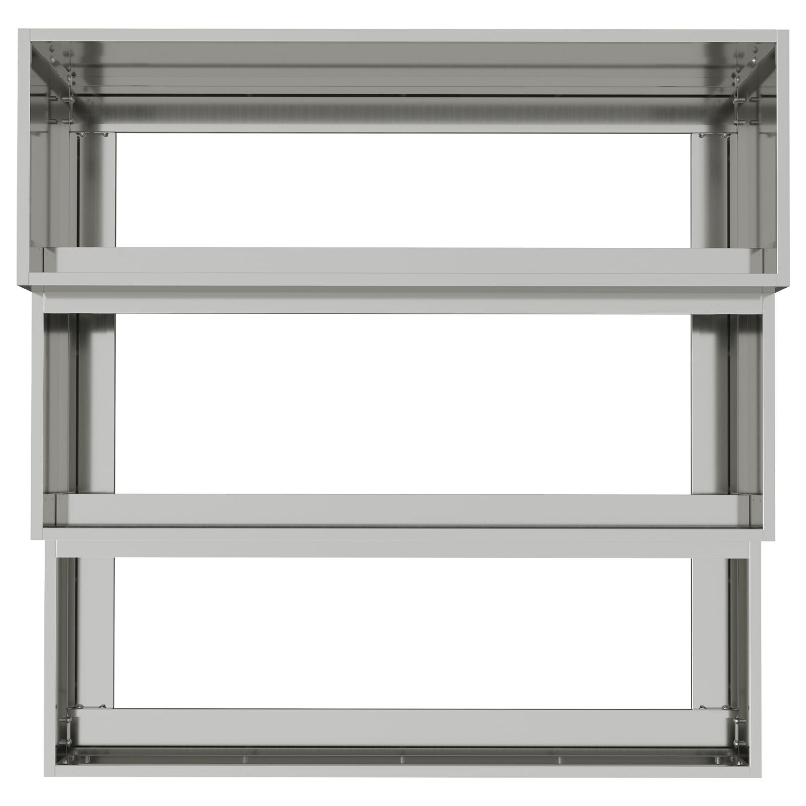 Tuint Planter 3-Laags 90 x 90 x 35 cm Gegalvaniseerd staal