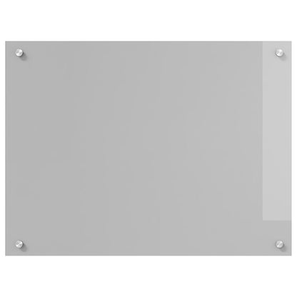 Keuken Achterwand 80X60X0,6 Cm Gehard Glas Lichtgrijs 80 x 60 cm