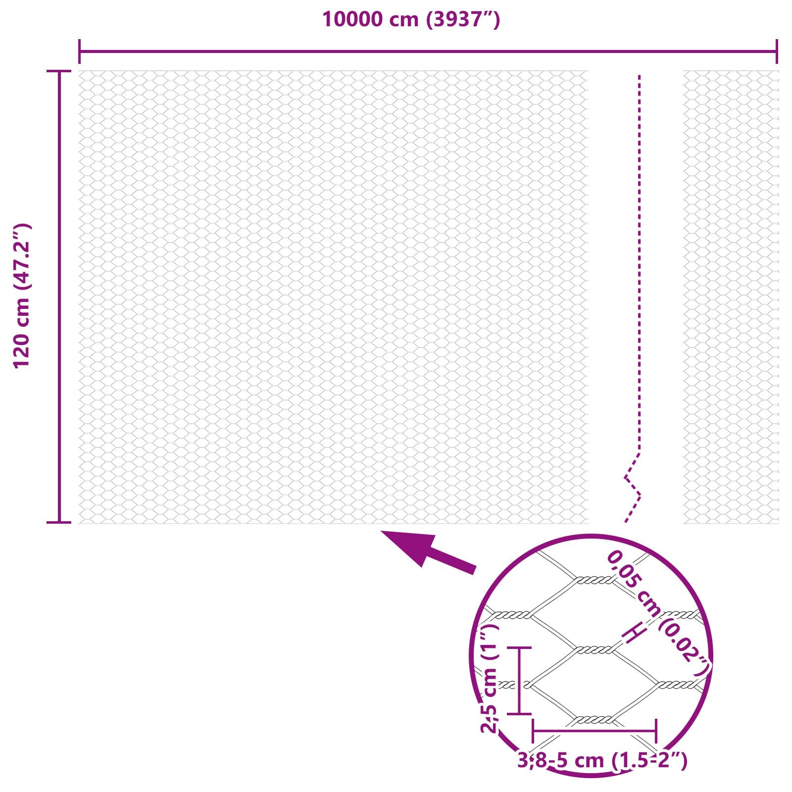 Schutting Palen 22 Stuks U-Kanaal 120 Cm Gegalvaniseerd Staal,  Zeshoekige Schutting 1,2X100 M Gegalvaniseerd Staal