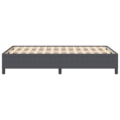 Bedframe Corduroy Stof Donkergrijs 120 x 190 cm
