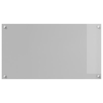 Keuken Achterwand 90X50X0,6 Cm Gehard Glas Lichtgrijs 90 x 50 cm