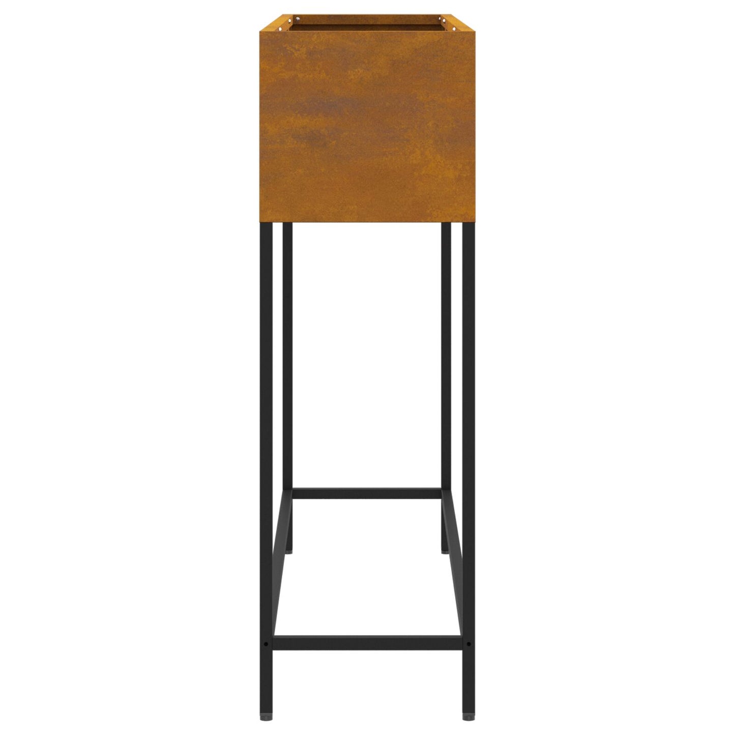 Verhoogde Tuinbak Verweerd staal 100 x 26 x 82 cm