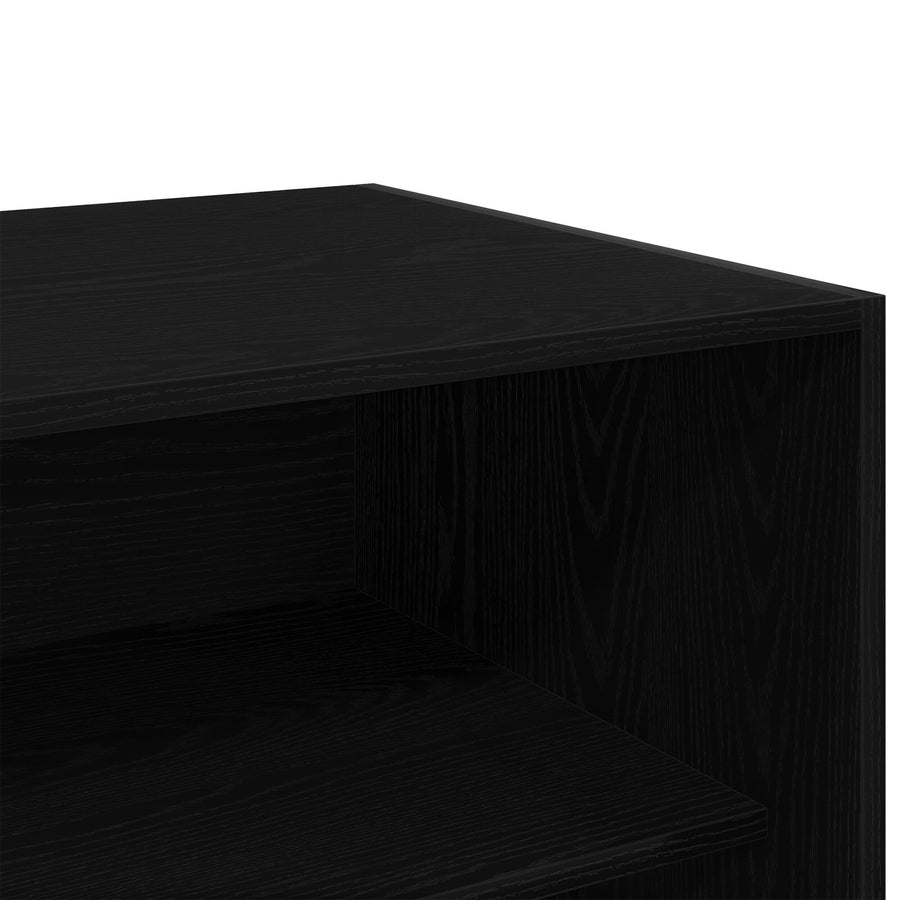 Zwarte Eiken Kast - 100X50X200 Cm