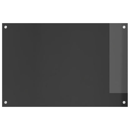 Keukenachterwand 90X60X0,6 Cm Gehard Glas Donkergrijs 90 x 60 cm