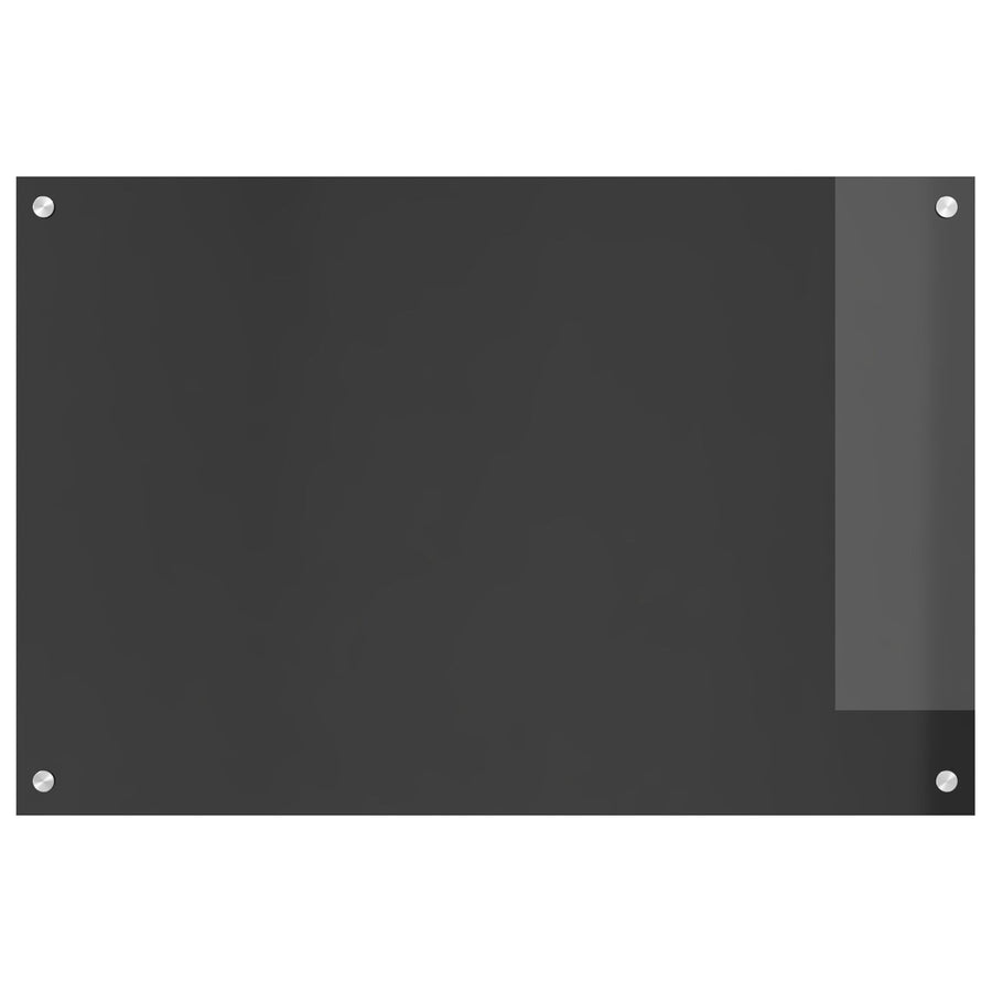 Keukenachterwand 90X60X0,6 Cm Gehard Glas Donkergrijs 90 x 60 cm