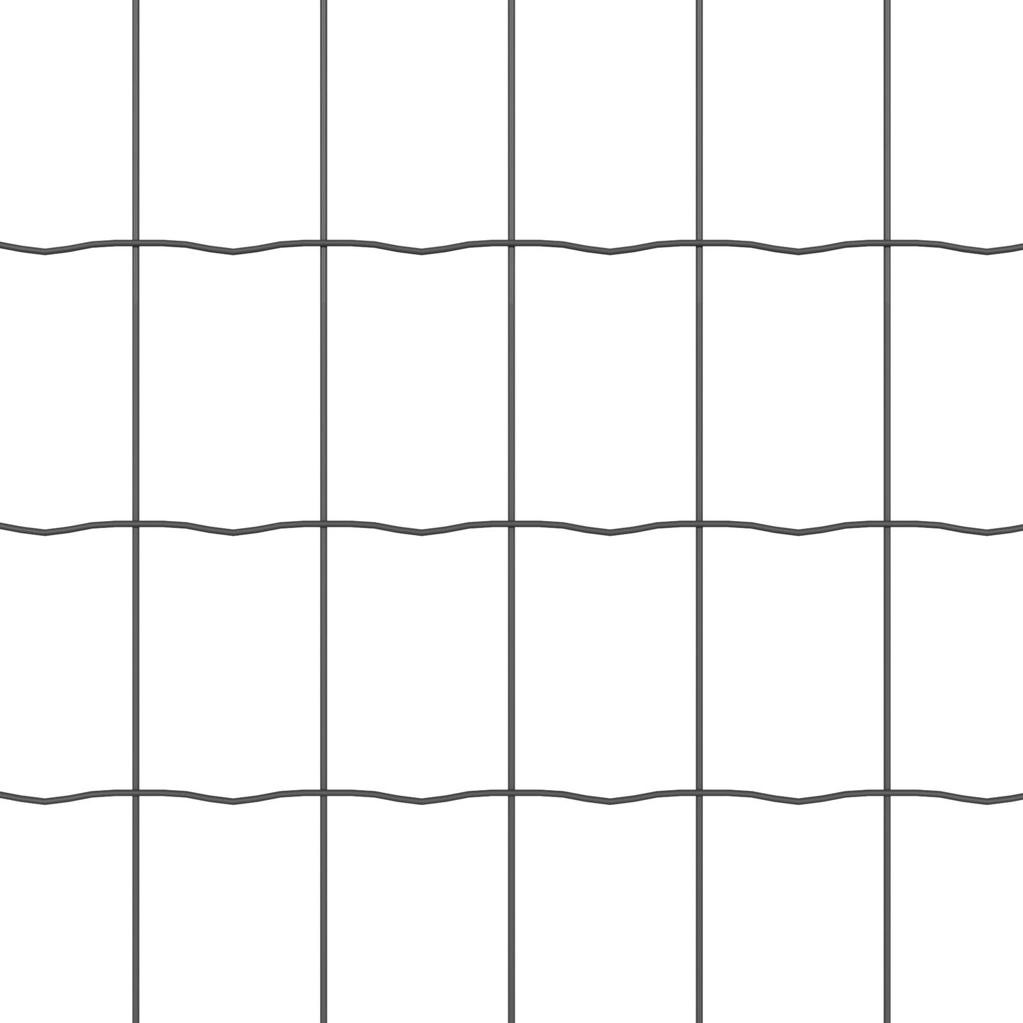 Euro Fence Set Set Van 2 Grijs Plastic-Gecoat Metaal