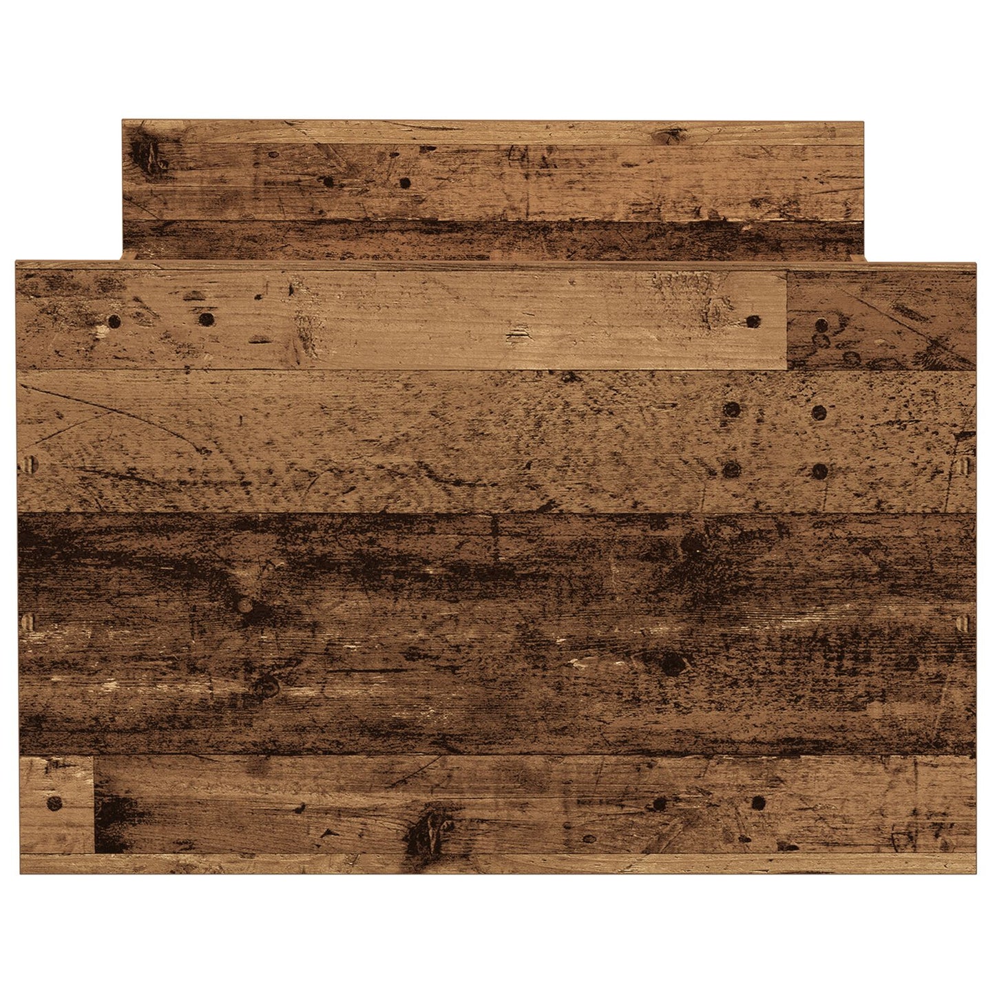 Bed Frame Zonder Matras Oud Hout 75X190 Cm Bewerkt Hout