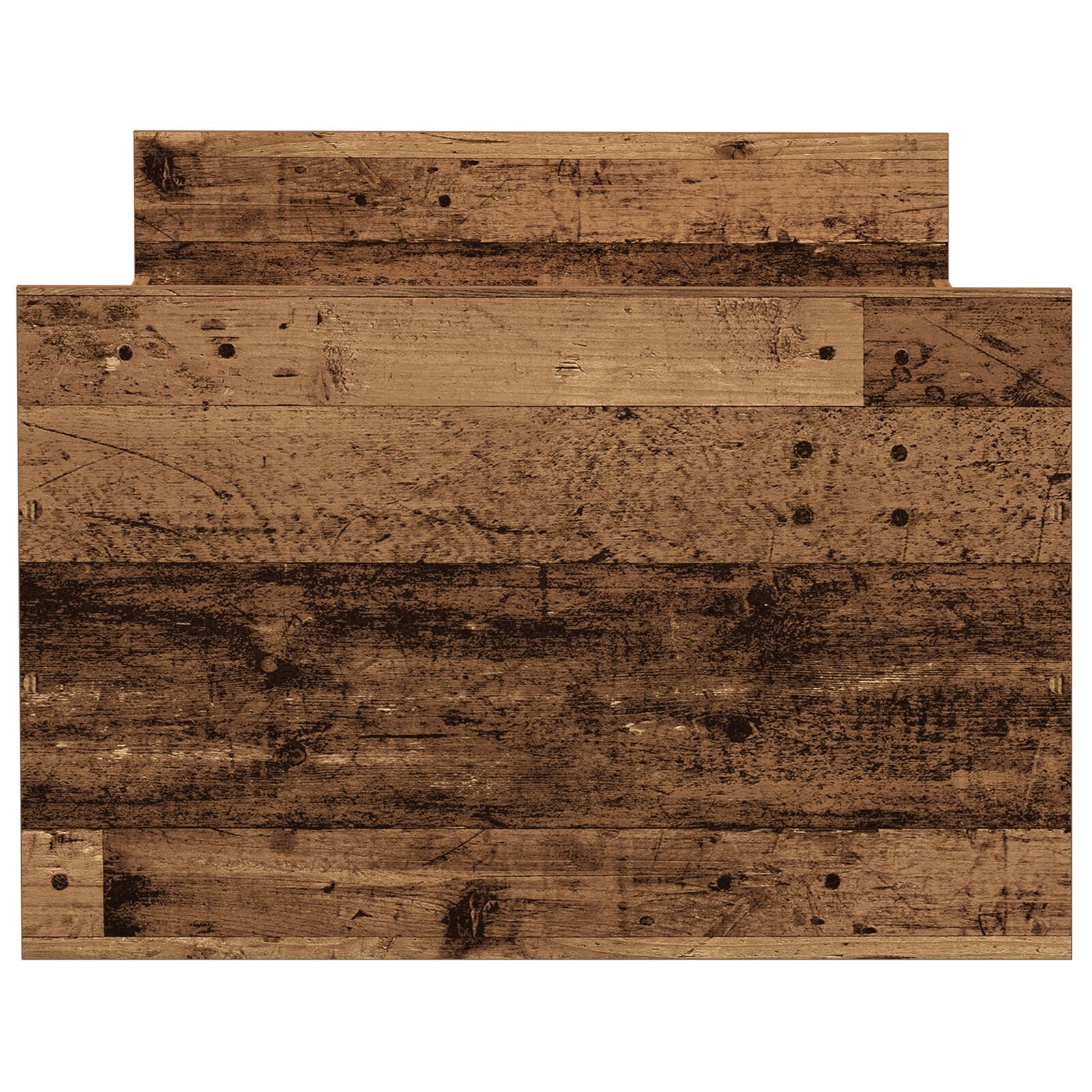 Bed Frame Zonder Matras Oud Hout 75X190 Cm Bewerkt Hout