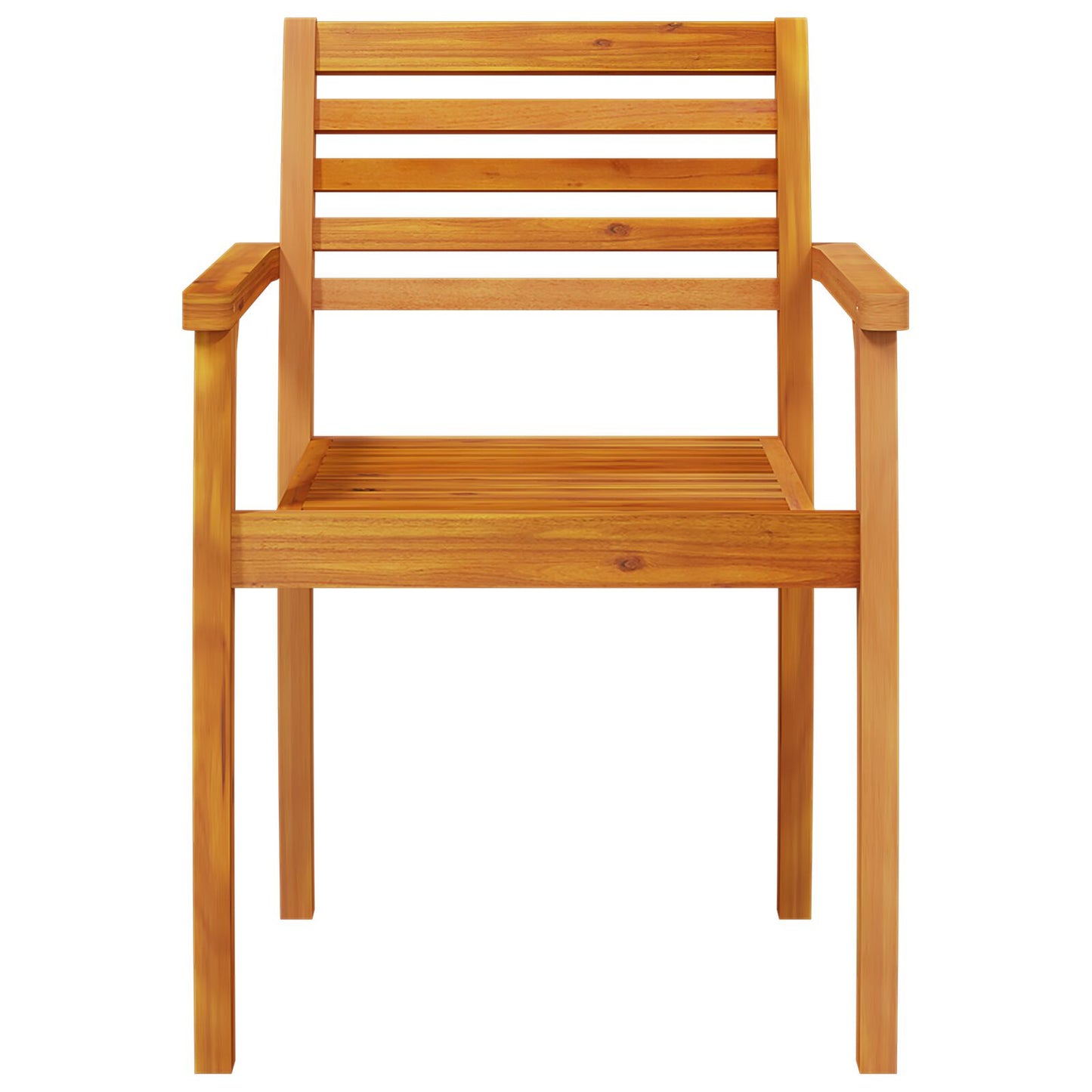 5-Delige Tuin Eetset In Massief Acaciahout 4-Persoons 150 cm tafel lengte
