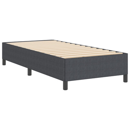 Bedframe Corduroy Stof Donkergrijs 100 x 200 cm