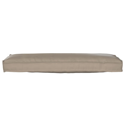 Pallet Kussen Voor Bank Taupe 120X40X8 Cm Oxford Stof