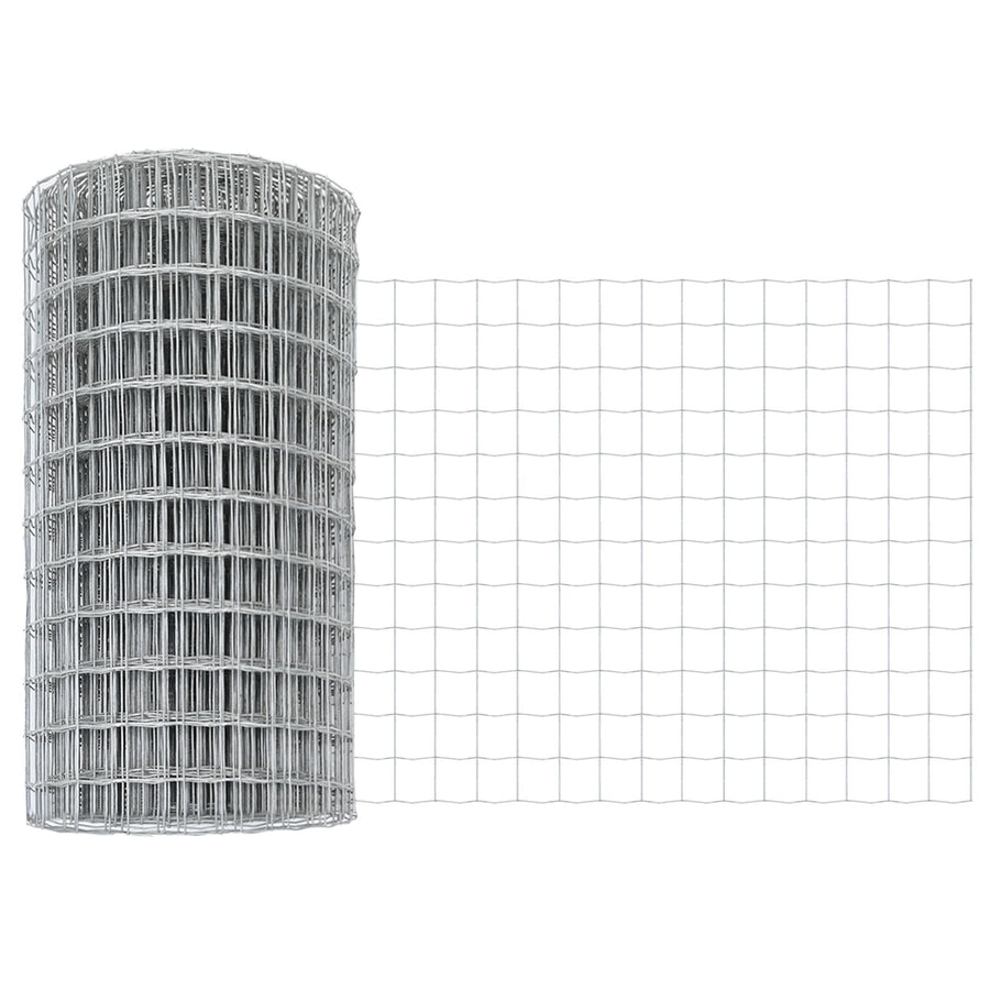 Tuinhek Set Set Van 2 Gegalvaniseerd Staal 25 X 0.6 M Stevig