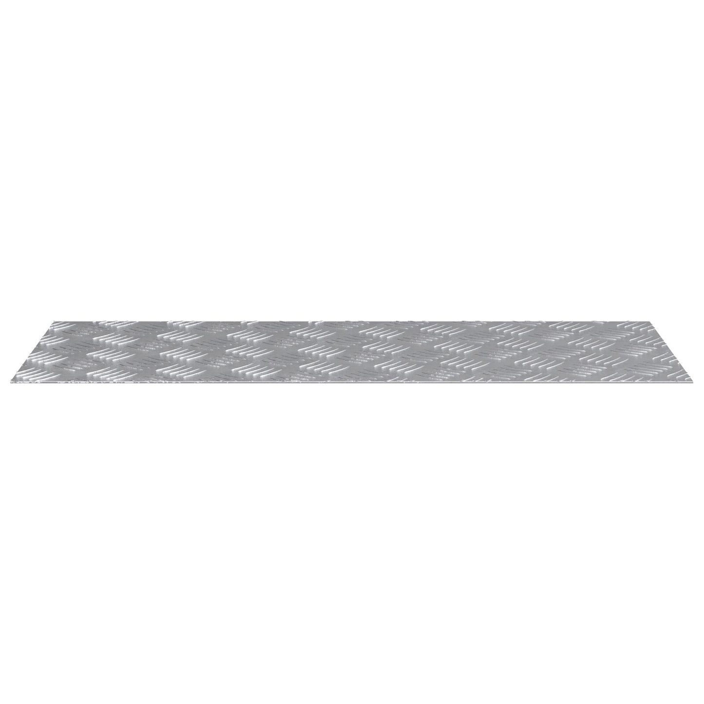 Aluminium Checker Platen 2 Stuks Antislip 80X30 Cm 80 x 30 x 0.2 cm Rechthoekig