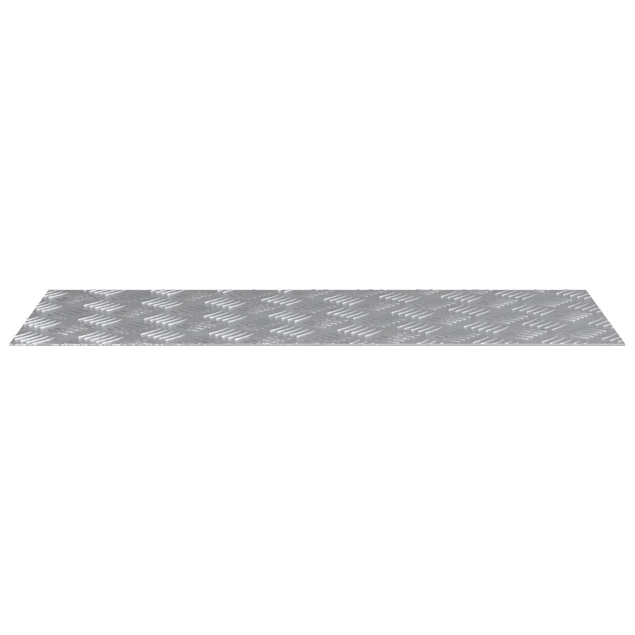 Aluminium Checker Platen 2 Stuks Antislip 80X30 Cm 80 x 30 x 0.2 cm Rechthoekig