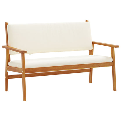3-Delige Tuinsofa Set Met Kussen Van Massief Acaciahout