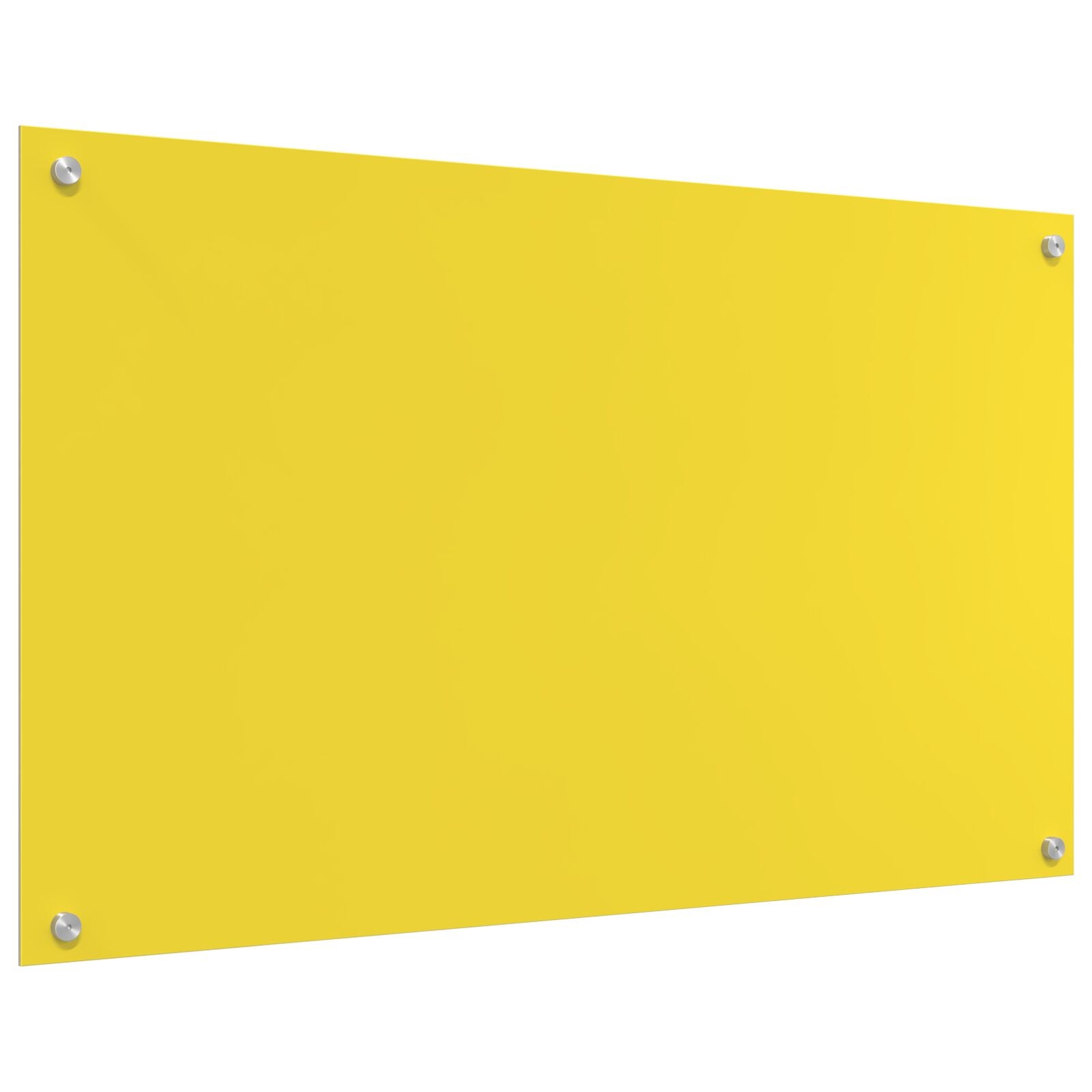 Keuken Achterwand 100X60X0,6 Cm Geharde Glas Geel 100 x 60 cm