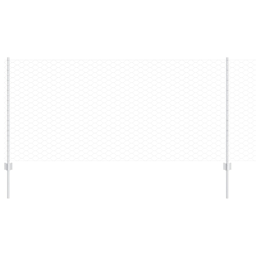Hexagonaal Tuinhek Set Set Van 2 Gegalvaniseerd Staal 25 X 1 M