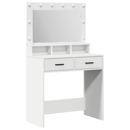 Kaptafel Met Led-Verlichting, , 79 x 41 x 135 cm Wit