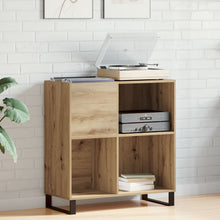 Platenkast 84,5X38X90 Cm Geengineerd Hout Oude Hout
