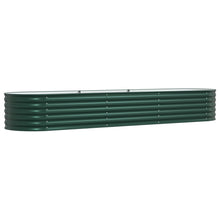 Tuin Verhoogd Bed Gegalvaniseerd Staal 320 x 80 x 44 cm Groen