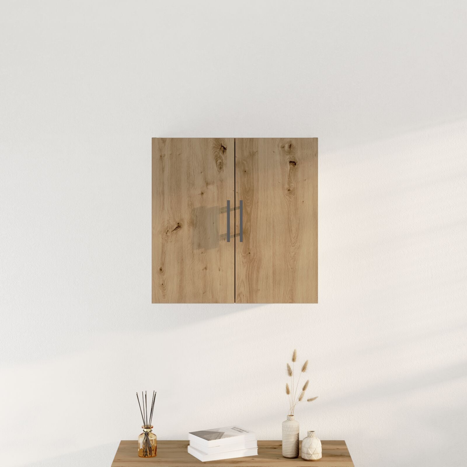 Wandkast 60X31,5X60 Cm Gelaagd Hout Artisan eiken