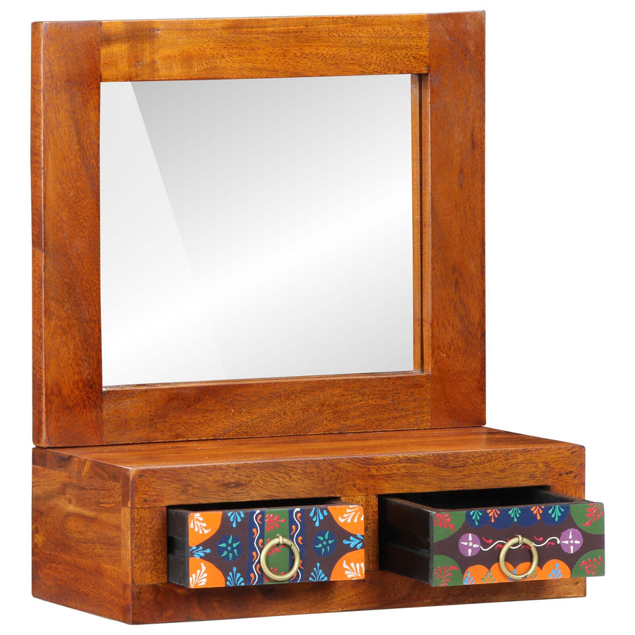 Wandkast 40X20X50 Cm Massief Acaciahout